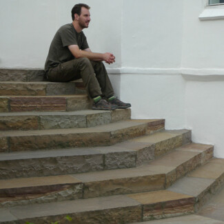 trappetrin kantblokke natursten sandsten Sandstone